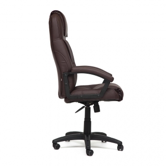 Кресло BERGAMO кож/зам, коричневый. Фото N2