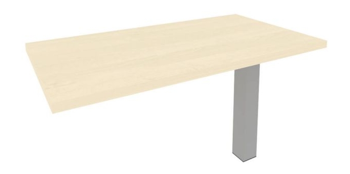 Брифинг-приставка для прямоугольного стола КВ-5 (1300*700*765)