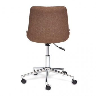 Кресло STYLE ткань, коричневый. Фото N3