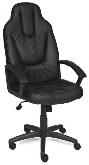  кресло Neo  офисное, обивка: искусственная кожа, цвет: черный. Фото N4