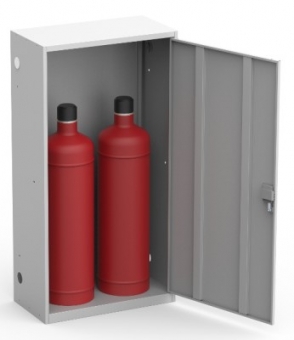 Шкаф для газовых баллонов ШГР 50-2 (2х50л) (1430*740*385) , 19кг