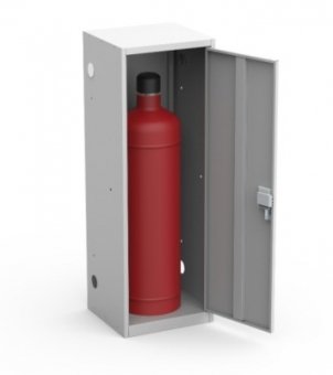 Шкаф для газовых баллонов ШГР 50-1 (50л) (1230*420*385), 12 кг