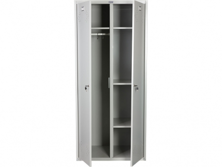 Металлический шкаф ПРАКТИК LS-21-80U (1860x813x500)2 секции, 2 двери. Вес 42 кг.