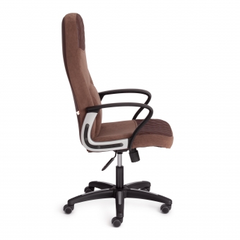 Кресло ADVANCE флок/кож/зам , коричневый. Фото N2