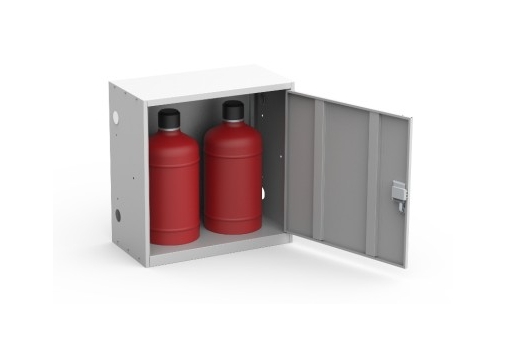 Шкаф для газовых баллонов ШГР 27-2  (2х27л)  (680х800х450) Вес: 15,3 кг