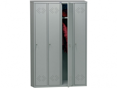 Металлический шкаф ПРАКТИК LS-41 (1830x1130x500)4 секции, 4 двери. Вес 55 кг.