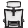 Кресло MESH-4HR ткань, черный/серый. Фото N3
