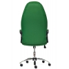 Кресло BOSS (хром) кож/зам, зеленый/зеленый перфорированный. Фото N3