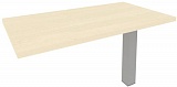 Брифинг-приставка для прямоугольного стола КВ-5 (1300*700*765)