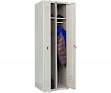 Металлический шкаф ПРАКТИК LS-21 (1830x575x500)2 секции, 2 двери. Вес 29 кг.