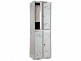 Металлический шкаф ПРАКТИК LS-22 (1830x575x500)4 секции, 4 двери. Вес 29 кг.