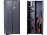 шкаф оружейный aiko чирок 1462 (чирок)(1400x300x620),трейзер,5 ств., замок (2 ключевых). вес 21 кг.