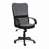 Кресло СН757 ткань, серый/чёрный